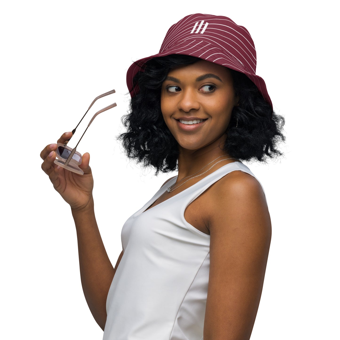 PIH Reversible Bucket Hat - Maroon