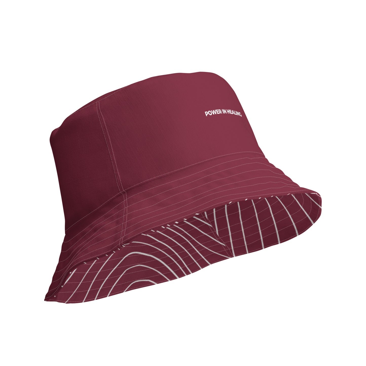 PIH Reversible Bucket Hat - Maroon