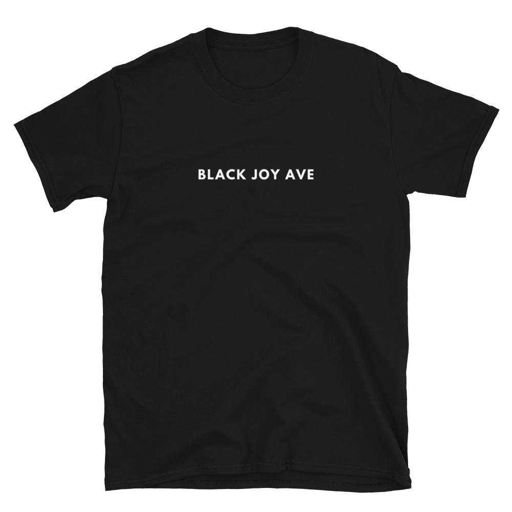 Classic Black Joy Ave Tee