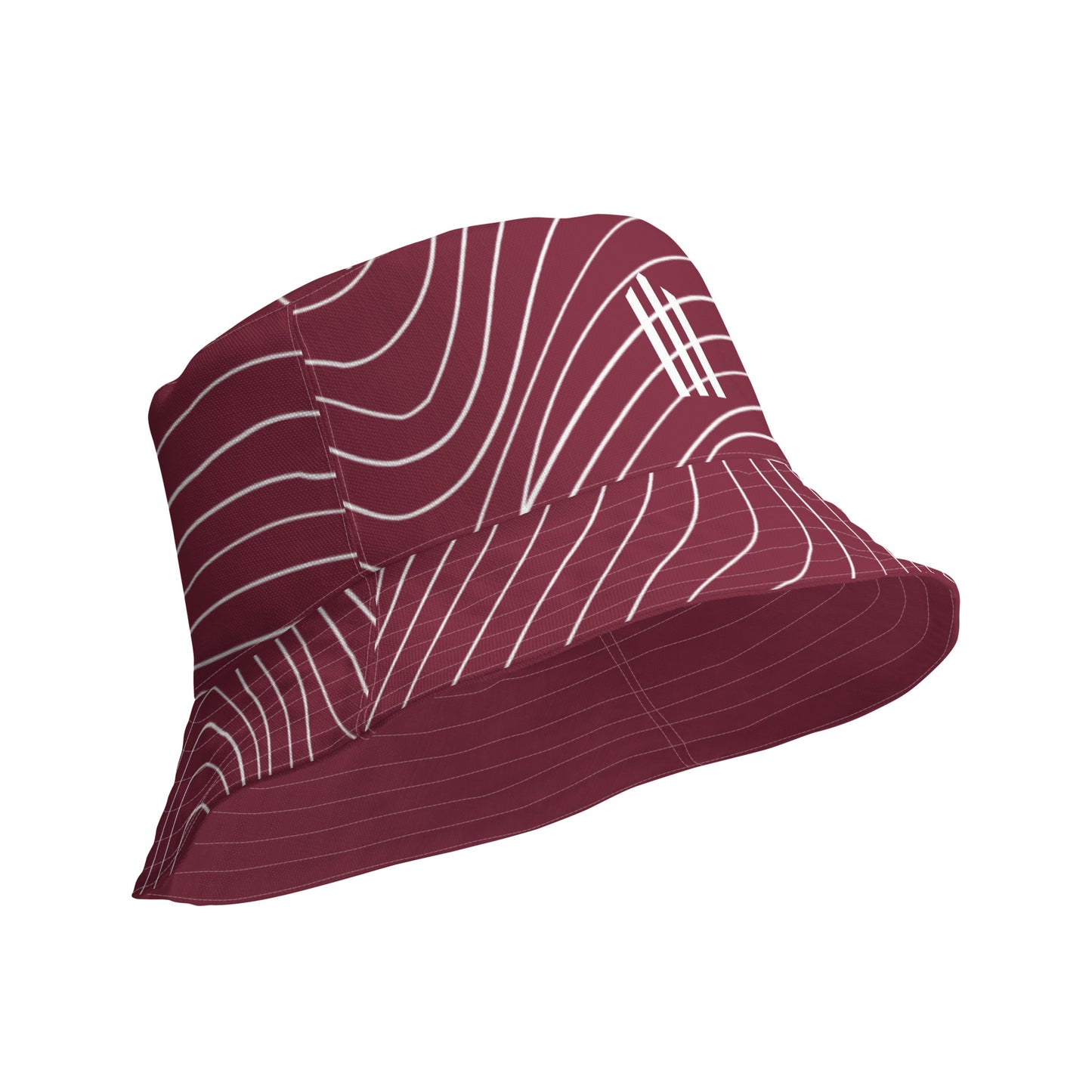 PIH Reversible Bucket Hat - Maroon