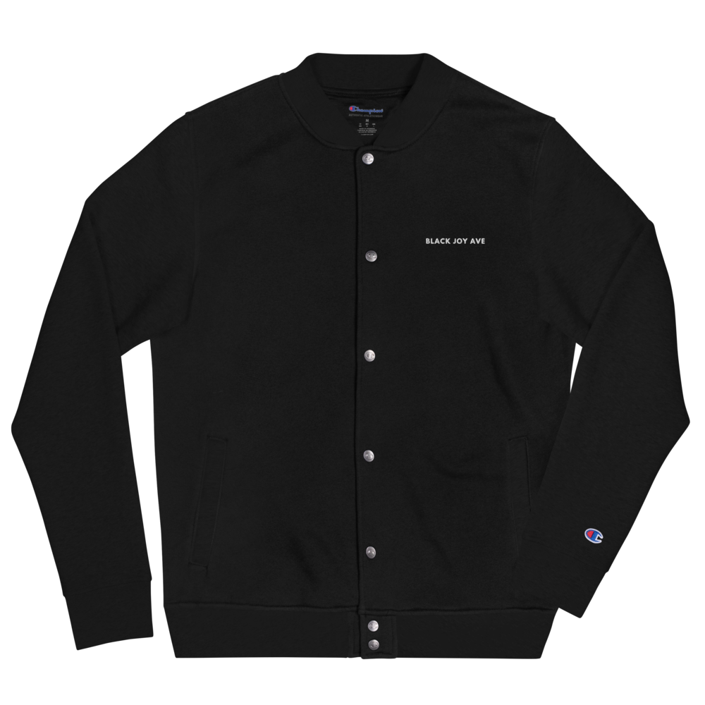 Classic Black Joy Ave Bomber Jacket