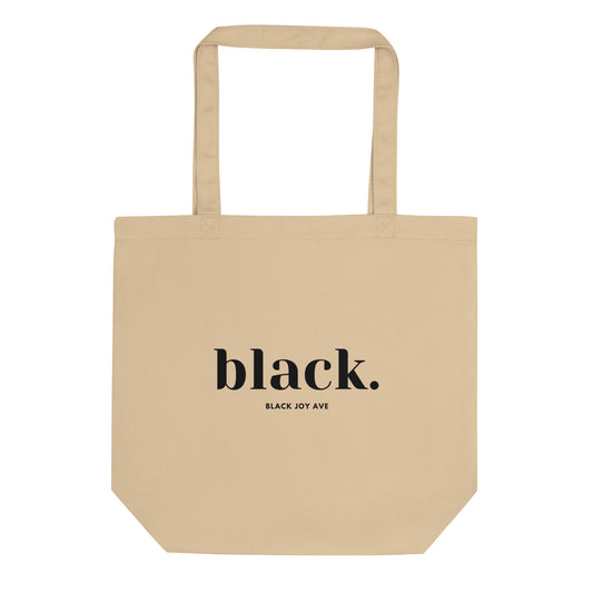 Black Eco Tote Bag